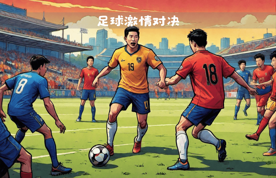 足球比赛中球队血战到底，无惧困难